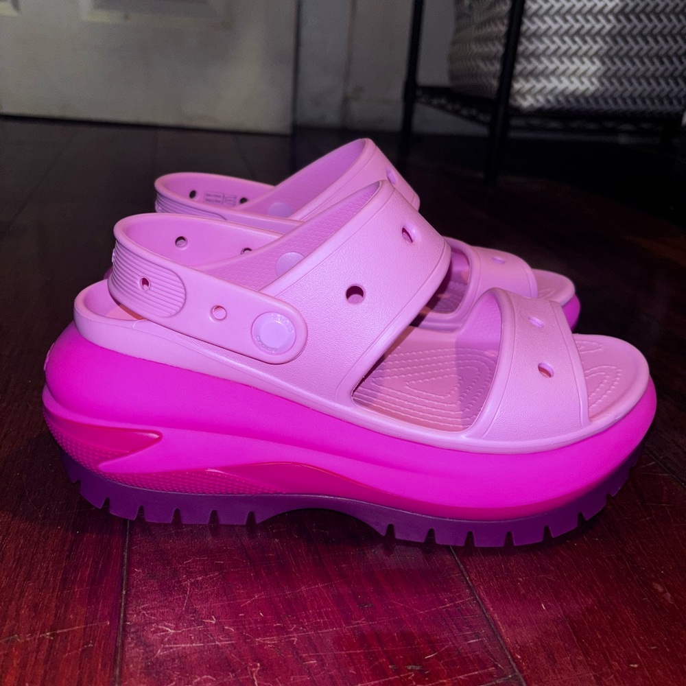 CROCS Mega Crush Sandal Juice Pink